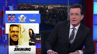 Stephen Colbert Imagines How We Could Remake Movies With Emoji